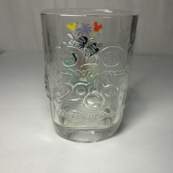 2000 McDonalds Walt Disney World Glass Cup Mickey Mouse Magic Kingdom - Picture 3 of 5